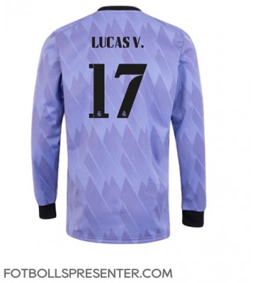 Real Madrid Lucas Vazquez #17 Borta Matchtröja 2022-23 Långärmad